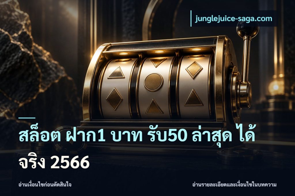 สล็อต ฝาก1 บาท รับ50 ล่าสุด ได้ จริง 2566