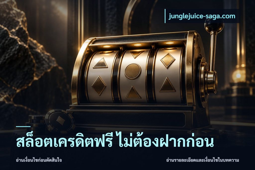 สล็อตเครดิตฟรี ไม่ต้องฝากก่อน