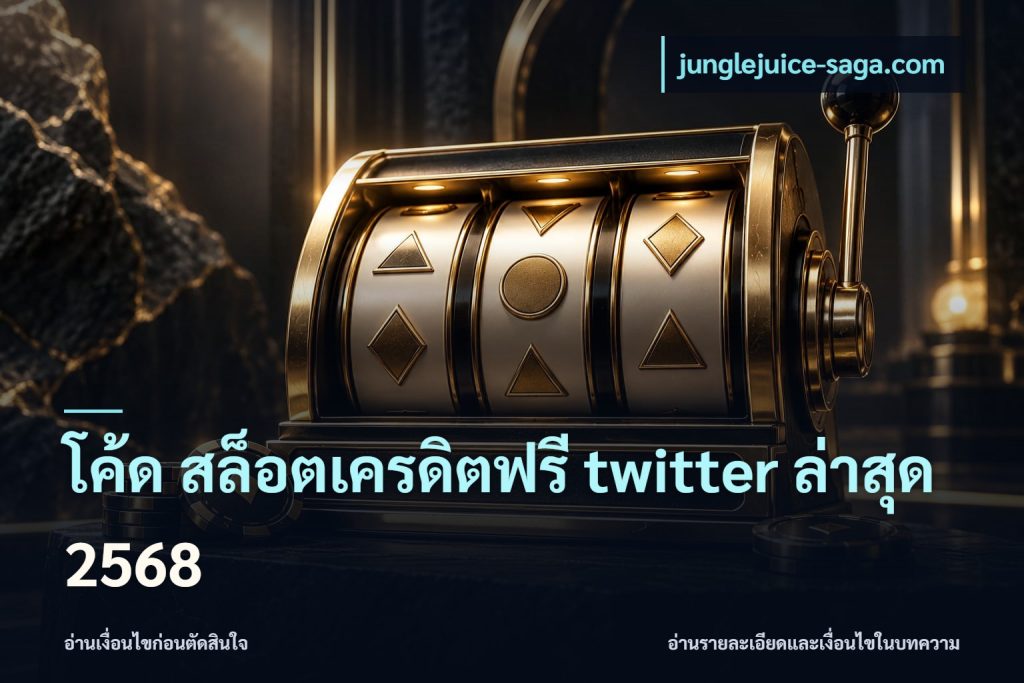 โค้ด สล็อตเครดิตฟรี twitter ล่าสุด 2568