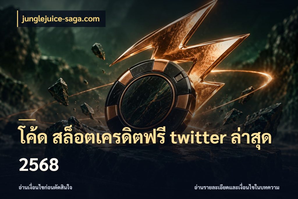 โค้ด สล็อตเครดิตฟรี twitter ล่าสุด 2568