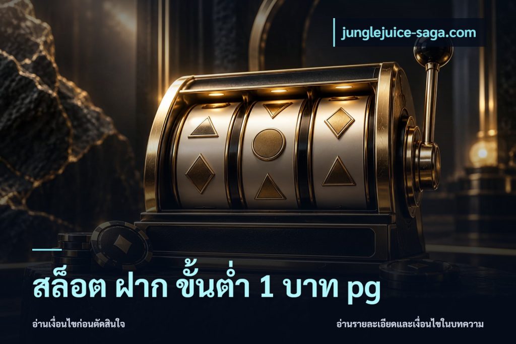 สล็อต ฝาก ขั้นต่ำ 1 บาท pg