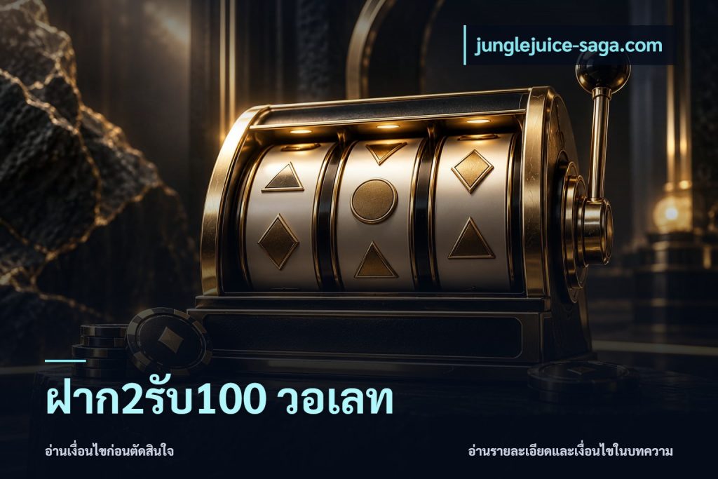 ฝาก2รับ100 วอเลท