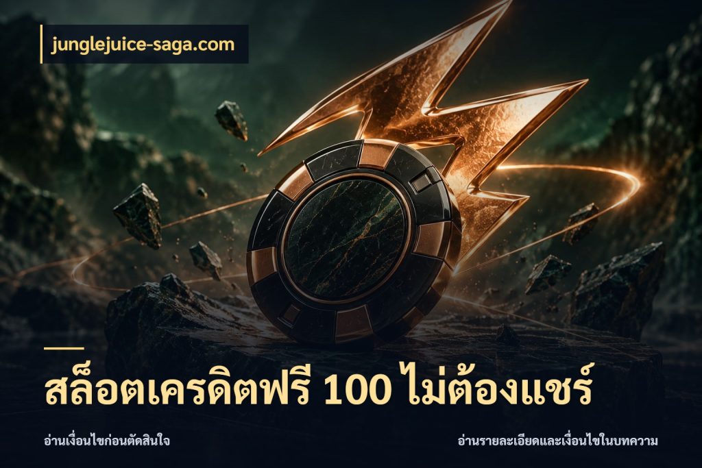 สล็อตเครดิตฟรี 100 ไม่ต้องแชร์