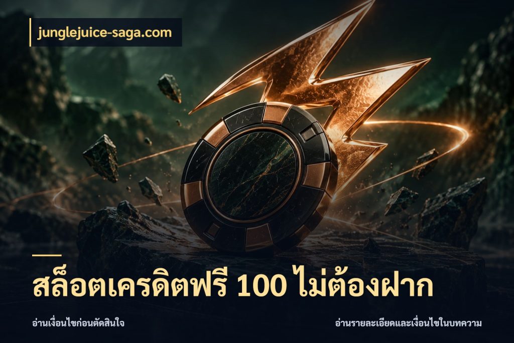 สล็อตเครดิตฟรี 100 ไม่ต้องฝาก