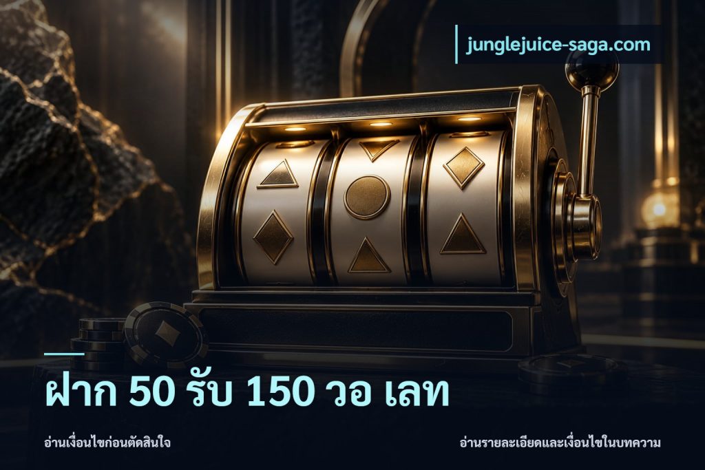 ฝาก 50 รับ 150 วอ เลท