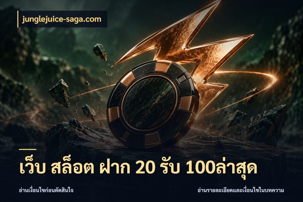 เว็บ สล็อต ฝาก 20 รับ 100ล่าสุด