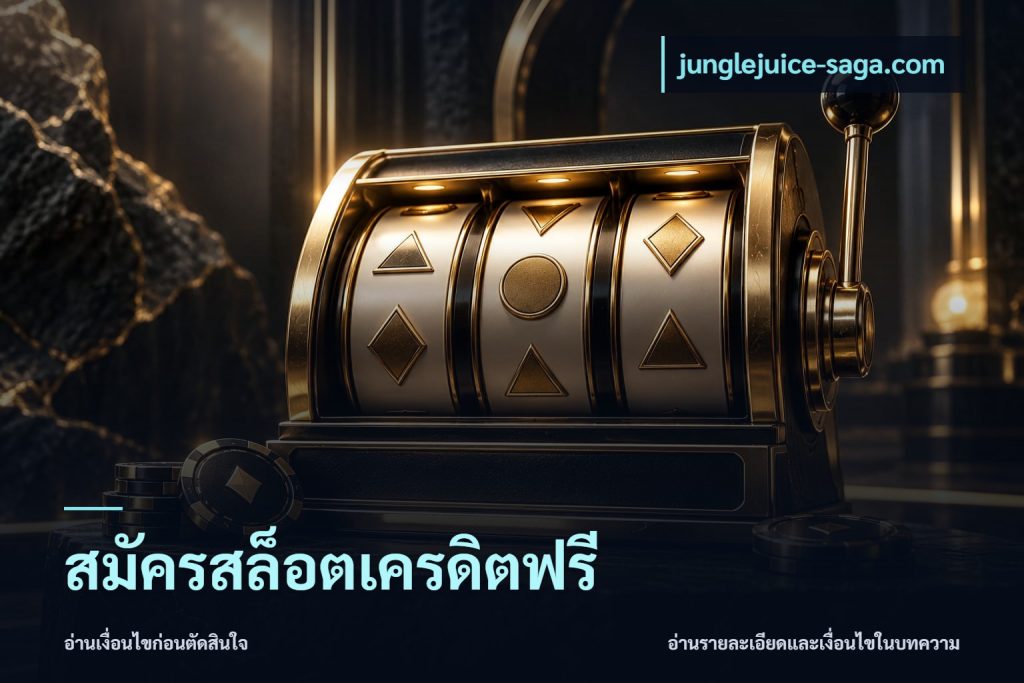 สมัครสล็อตเครดิตฟรี