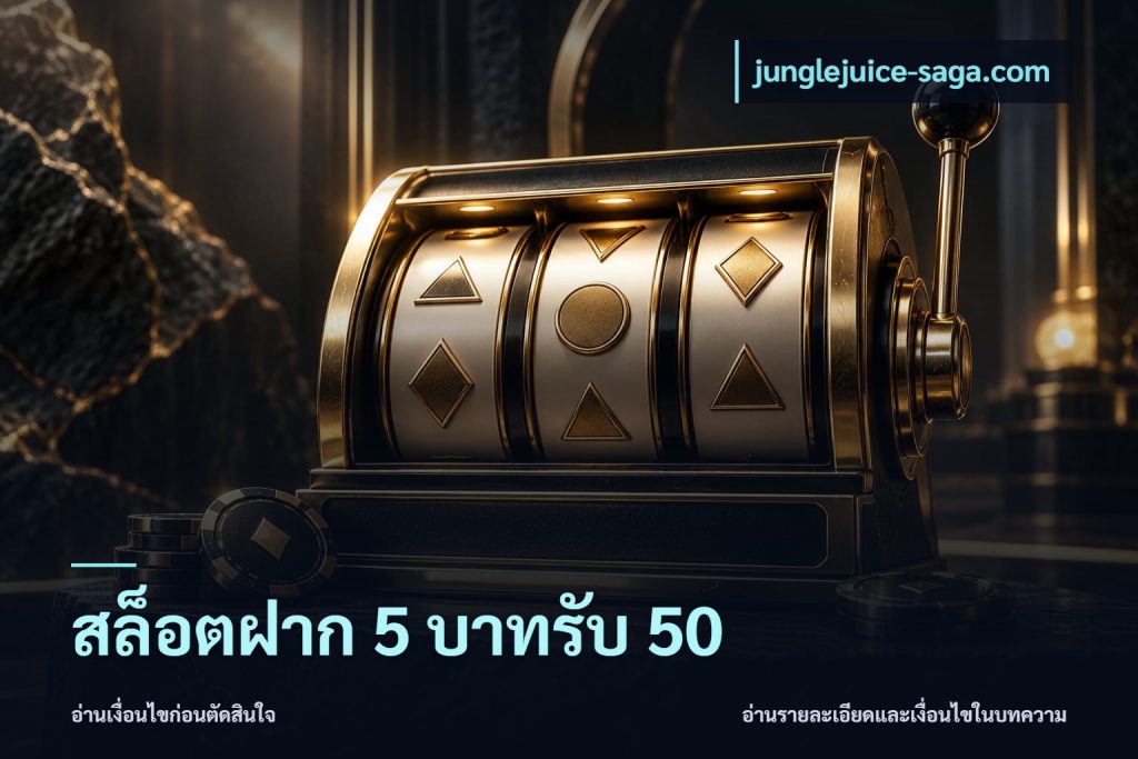 สล็อตฝาก 5 บาทรับ 50