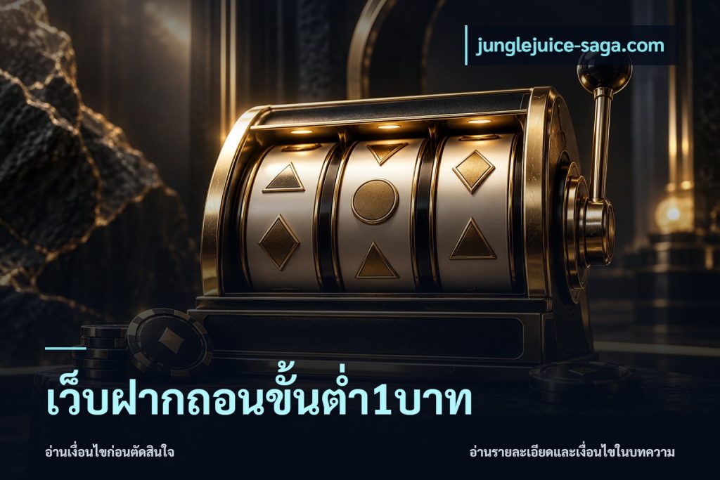 เว็บฝากถอนขั้นต่ำ1บาท