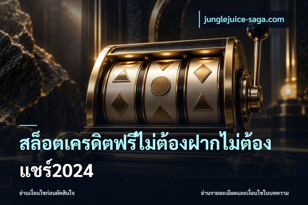 สล็อตเครดิตฟรีไม่ต้องฝากไม่ต้องแชร์2024