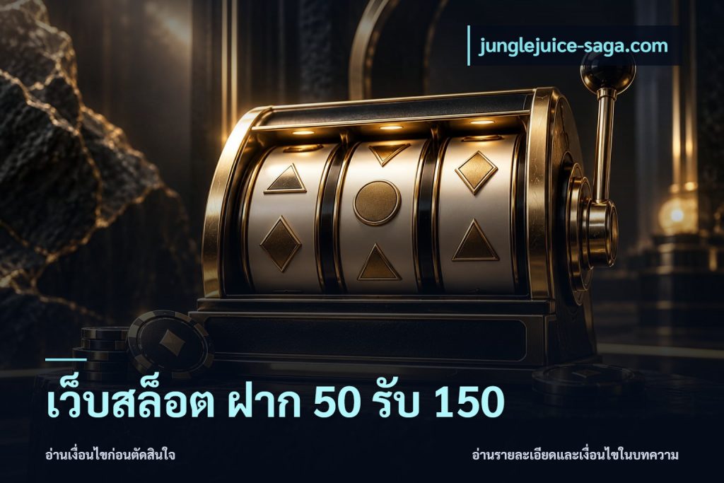 เว็บสล็อต ฝาก 50 รับ 150