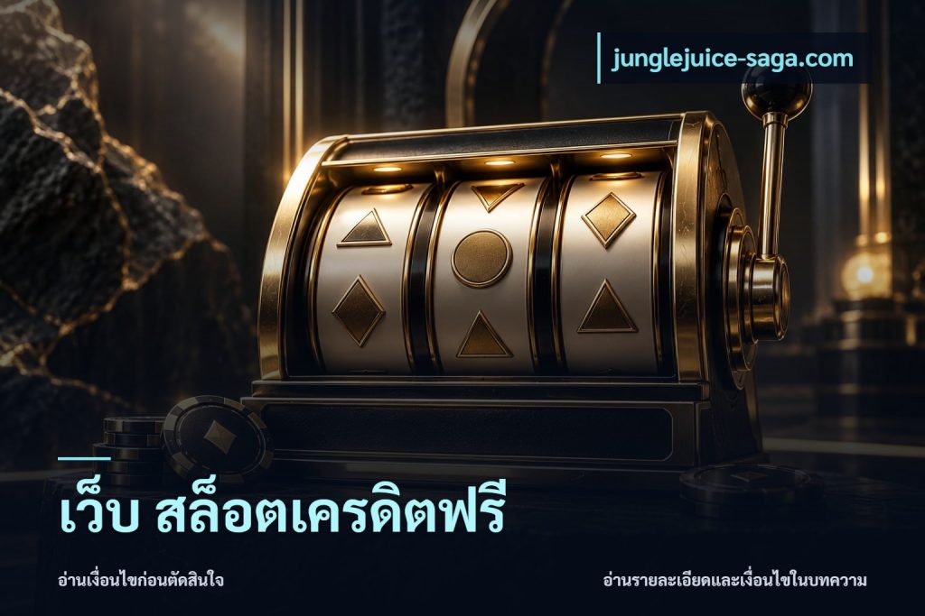 เว็บ สล็อตเครดิตฟรี