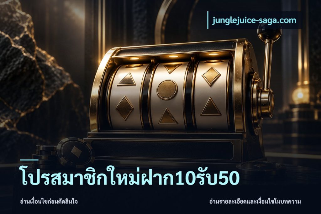 โปรสมาชิกใหม่ฝาก10รับ50