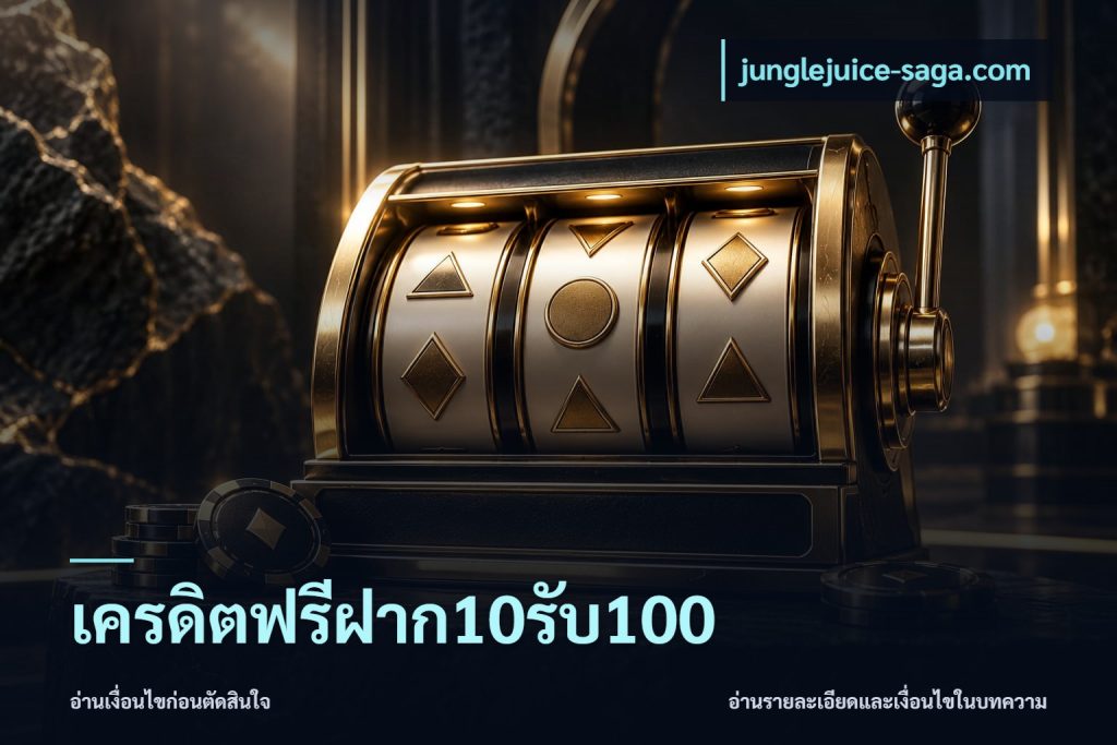 เครดิตฟรีฝาก10รับ100