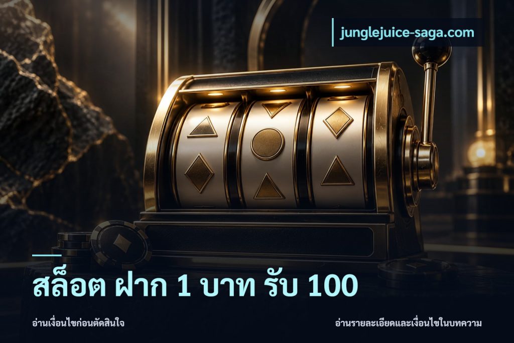 สล็อต ฝาก 1 บาท รับ 100