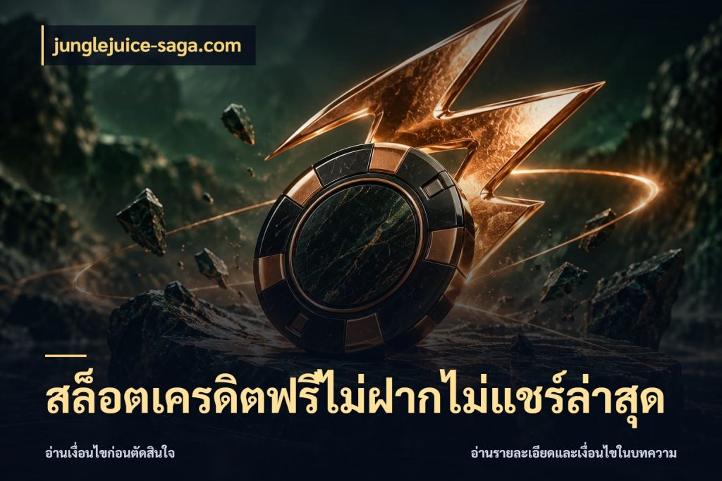สล็อตเครดิตฟรีไม่ฝากไม่แชร์ล่าสุด สีสันของเครดิตฟรีและเกมแนวที่ชอบ กับ junglejuice-saga.com