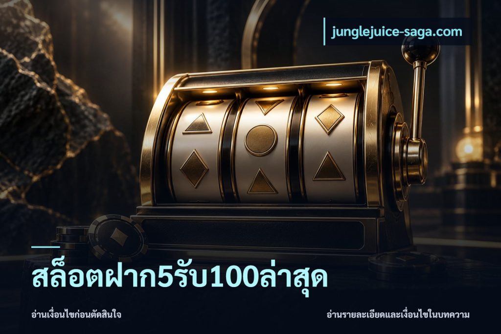 สล็อตฝาก5รับ100ล่าสุด