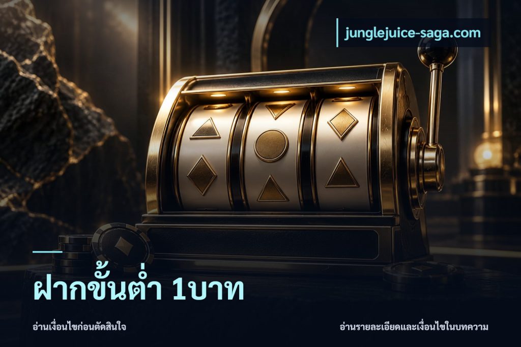 ฝากขั้นต่ำ 1บาท