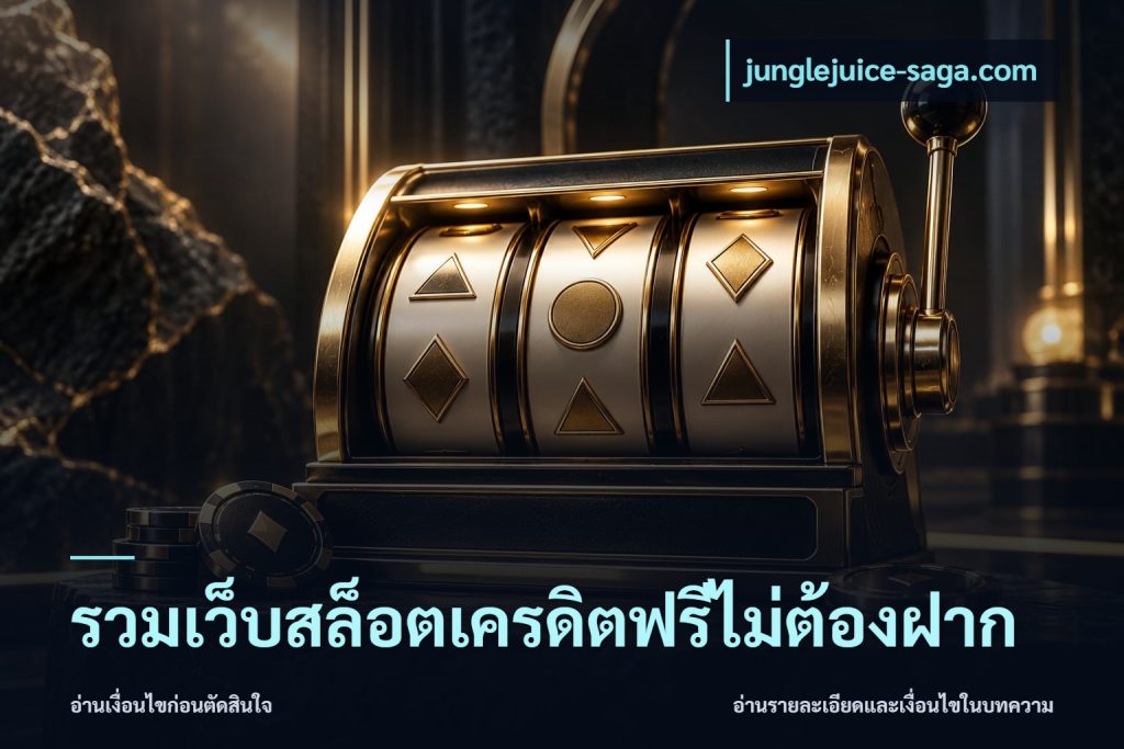 รวมเว็บสล็อตเครดิตฟรีไม่ต้องฝาก