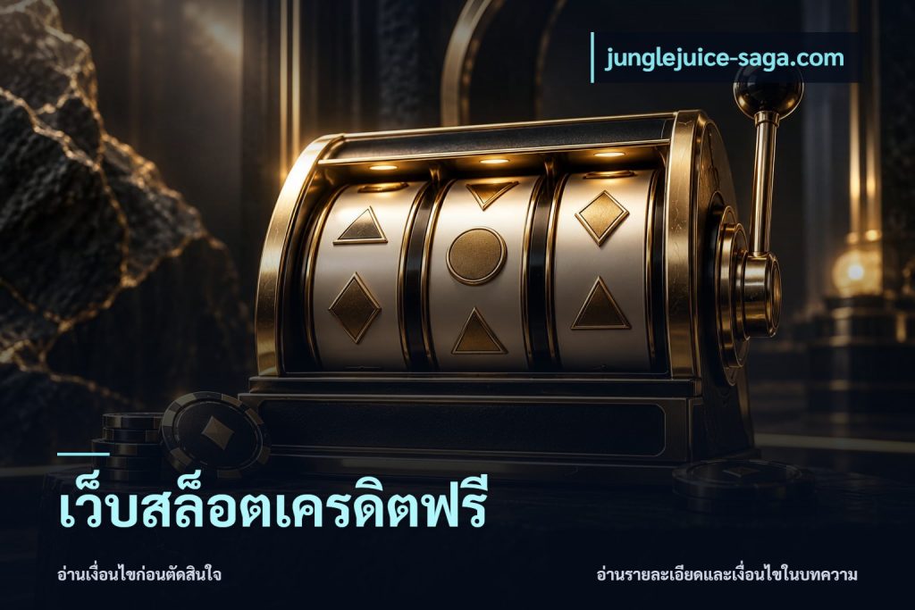 เว็บสล็อตเครดิตฟรี