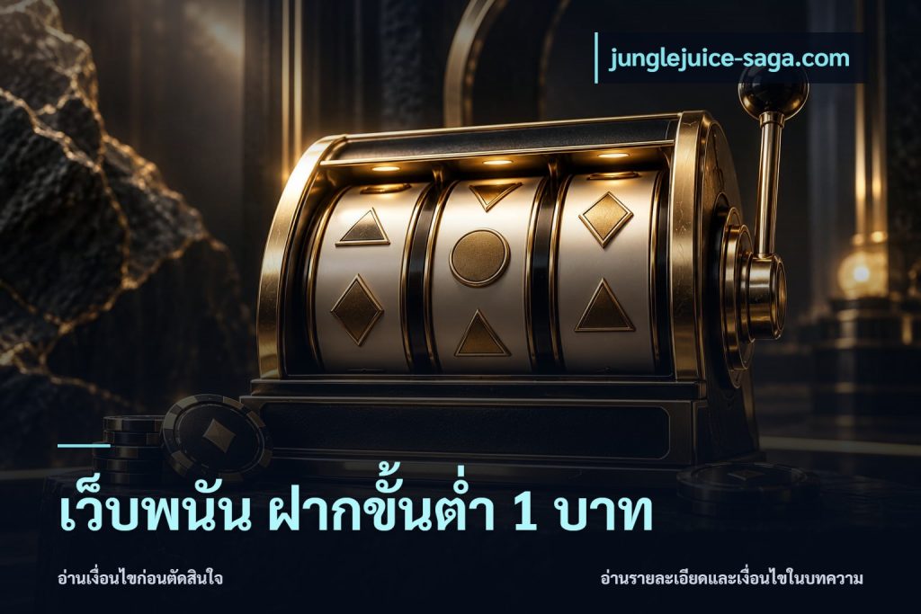 เว็บพนัน ฝากขั้นต่ำ 1 บาท