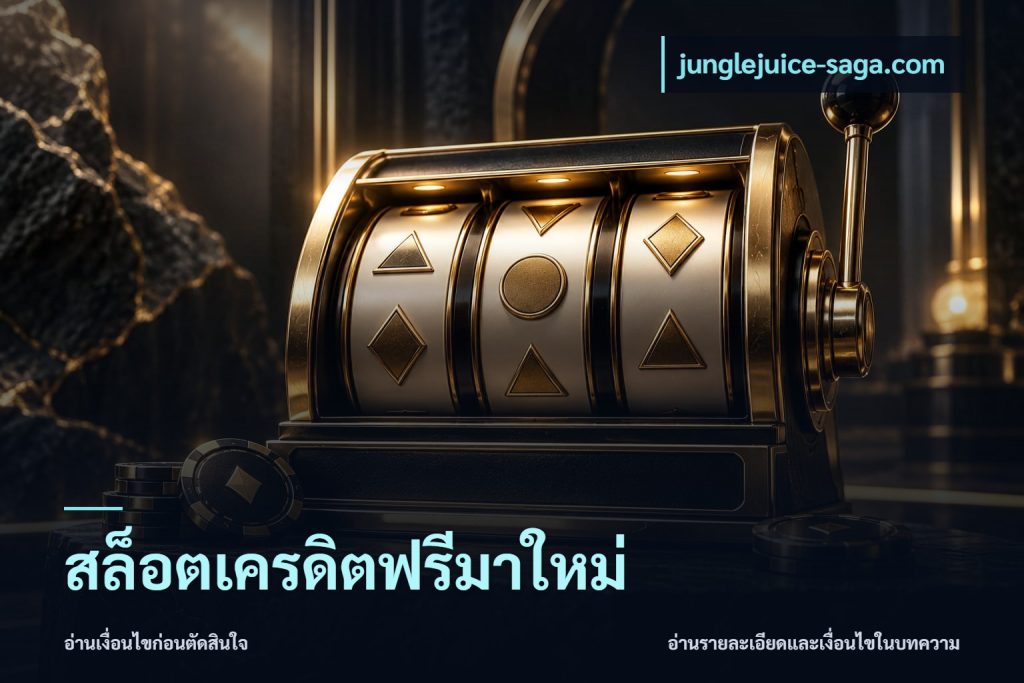 สล็อตเครดิตฟรีมาใหม่