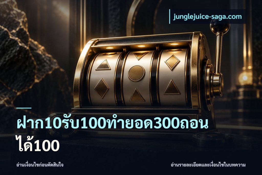 ฝาก10รับ100ทํายอด300ถอนได้100