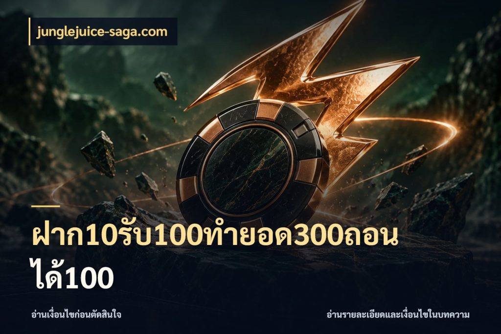 ฝาก10รับ100ทํายอด300ถอนได้100