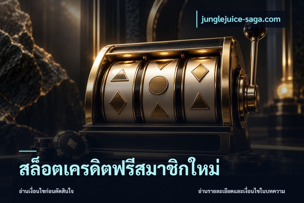 สล็อตเครดิตฟรีสมาชิกใหม่