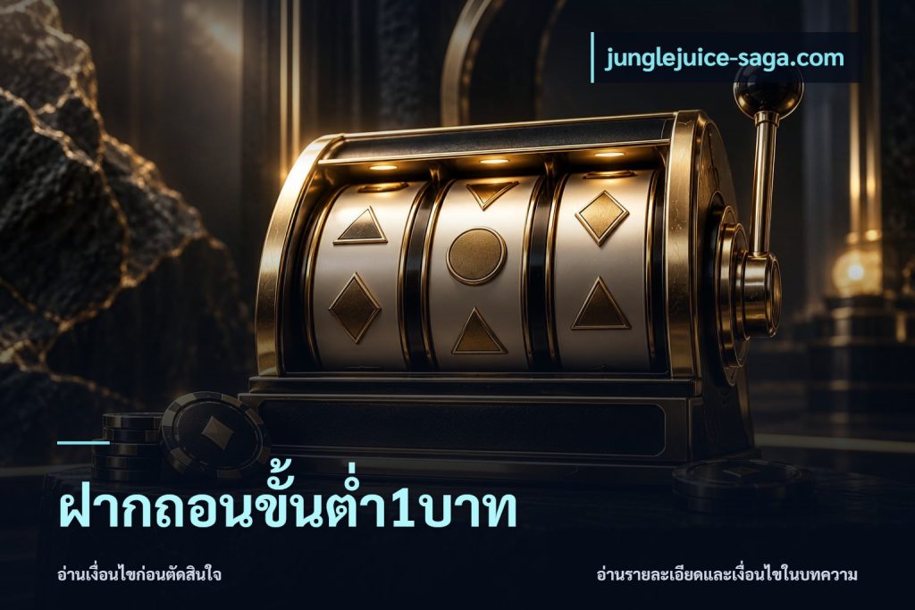 ฝากถอนขั้นต่ำ1บาท